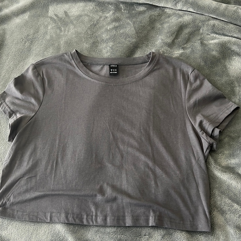 Gray shirt